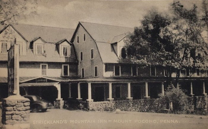 Stricklands Mountain Inn and Cottages - Vintage Postcard And Photo (newer photo)